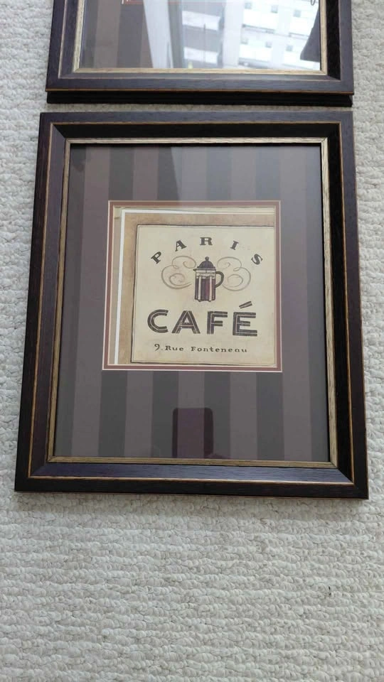 Set of 2 Coffee and Cafe Framed Wall Art - photo 2
