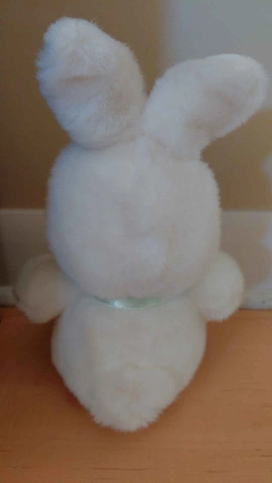 Vintage 1988 Dakin White Plush Bunny Rabbit - photo 2