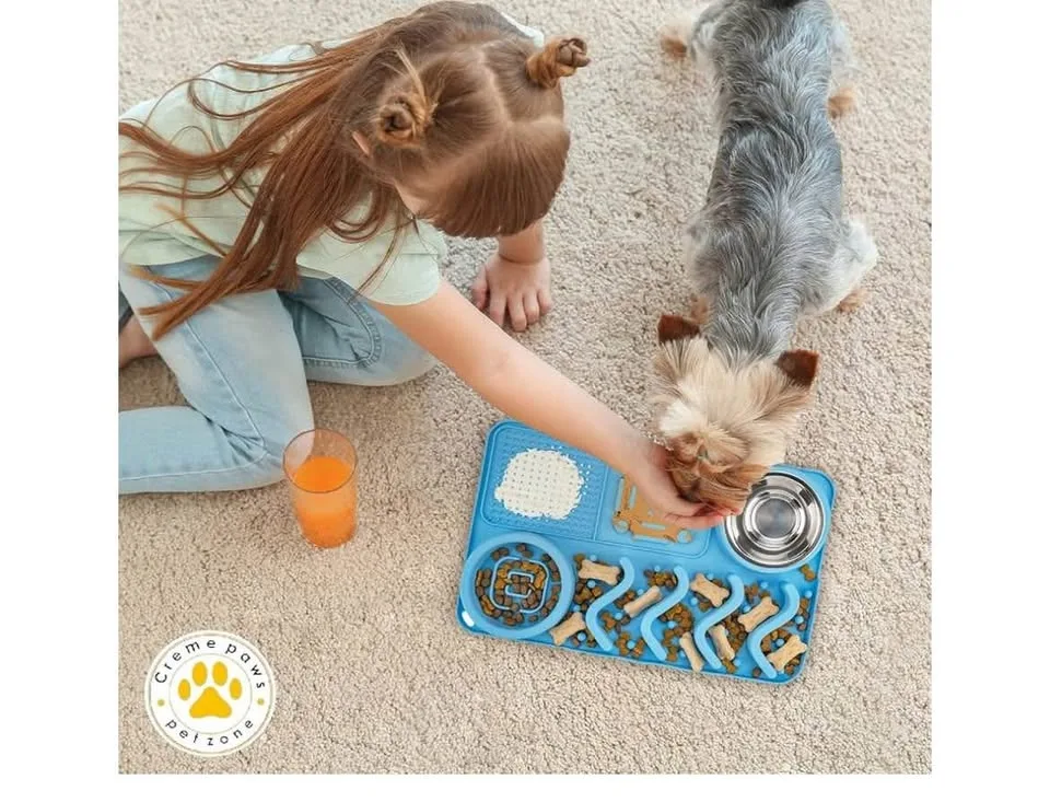 Slow Feeder Lick Mat Combo for Dogs image indicator(3)