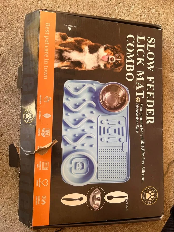 Slow Feeder Lick Mat Combo for Dogs image indicator(6)