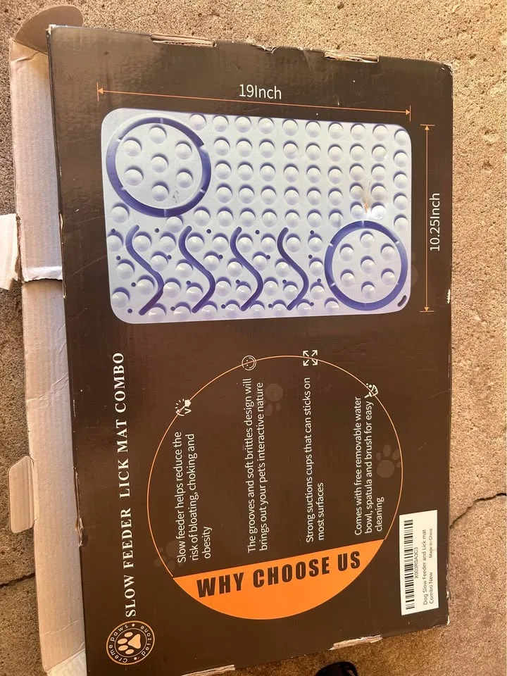 Slow Feeder Lick Mat Combo for Dogs image indicator(8)