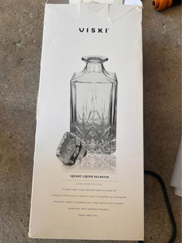 Viski Square Liquor Decanter - photo 3