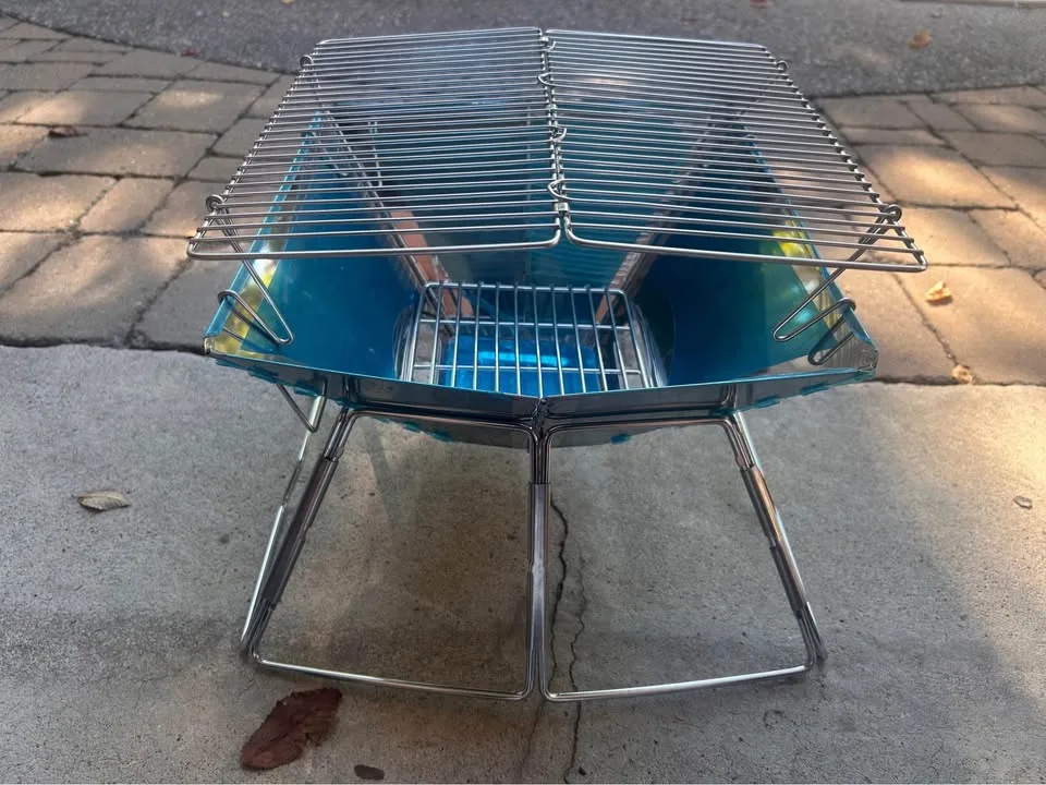 Collapsible Campfire Grill Camping Fire Pit Have Large and Small image indicator(2)