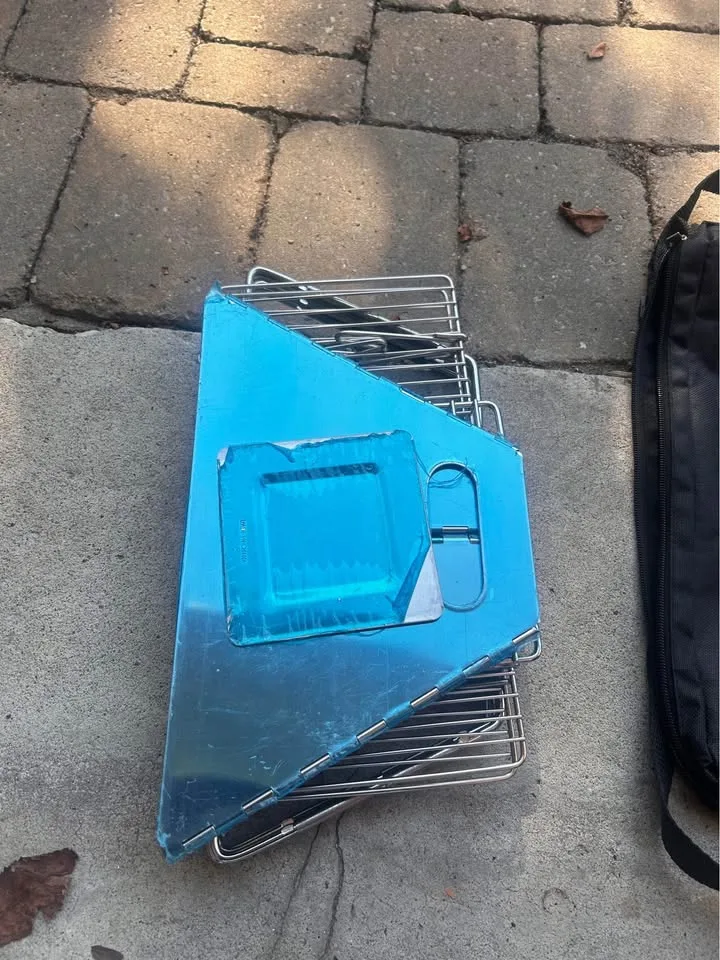 Collapsible Campfire Grill Camping Fire Pit Have Large and Small image indicator(4)