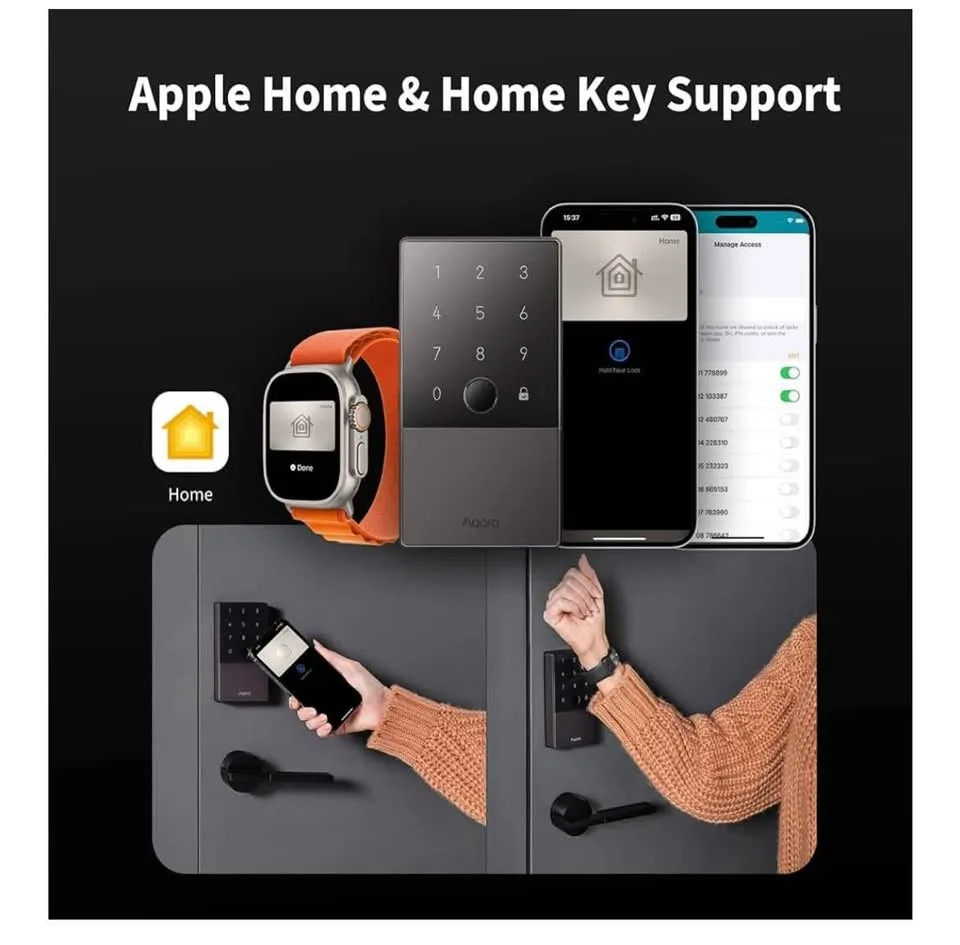 Aqara Smart Lock U100, Fingerprint Keyless Entry Door Lock image indicator(3)