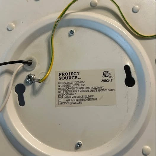 Pair of 12" LED Ceiling Flush Mount Lights (Oil Rubbed Bronze) - photo 3