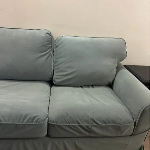 IKEA UPPLAND Loveseat Sofa (Hakebo Gray-Green) - photo 3