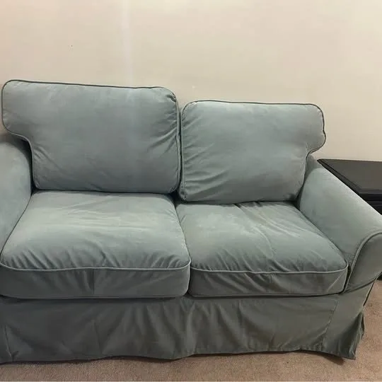 IKEA UPPLAND Loveseat Sofa (Hakebo Gray-Green) - photo 5
