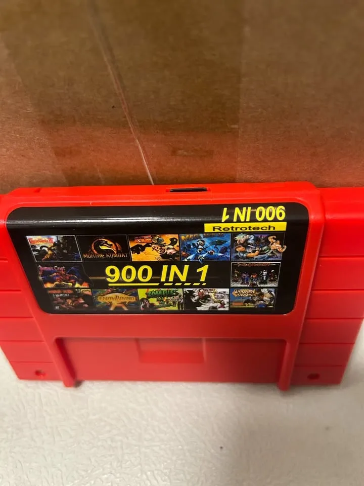 Super Nintendo 900 in 1 Multi Games Cartridge for SNES - photo 2