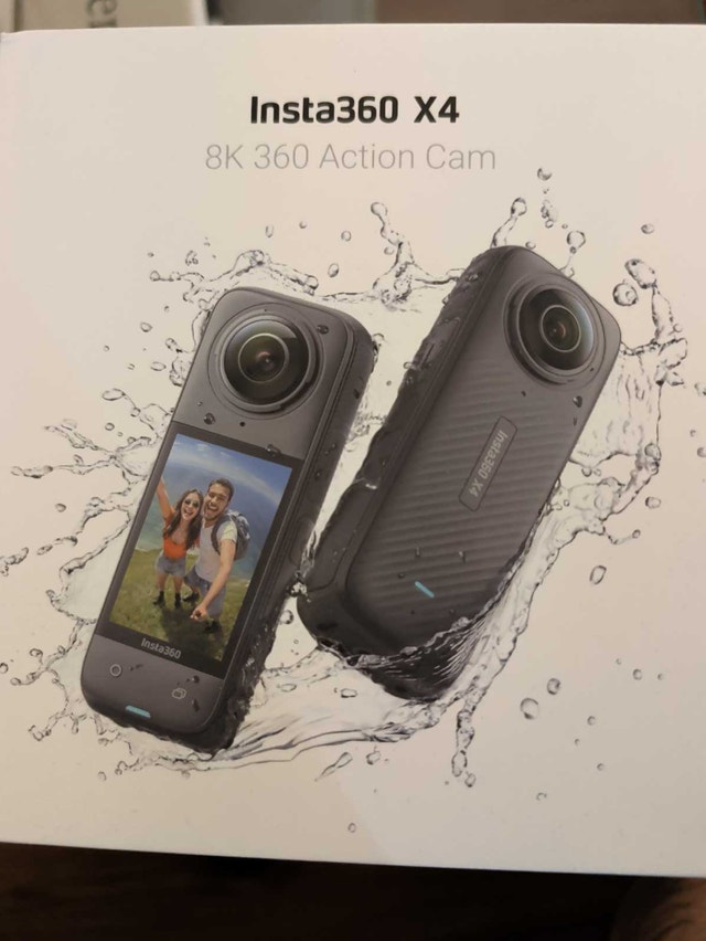Insta360 X4 8K 360 Action Cam (with Free Accessories)