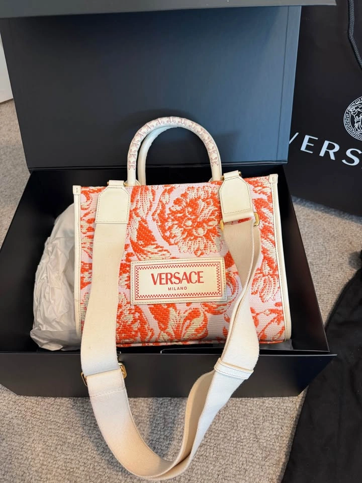 Versace La Medusa Jacquard Small Tote Bag - photo 5