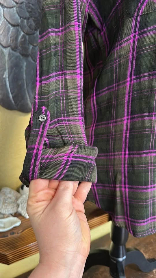 RW&CO Plaid Button Down Shirt - photo 3