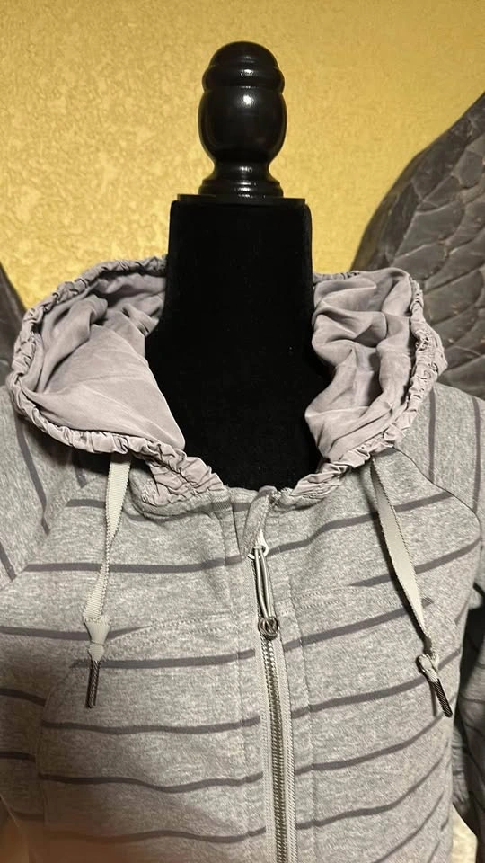 Lululemon Striped Zip Up Hoodie Sweater - photo 2