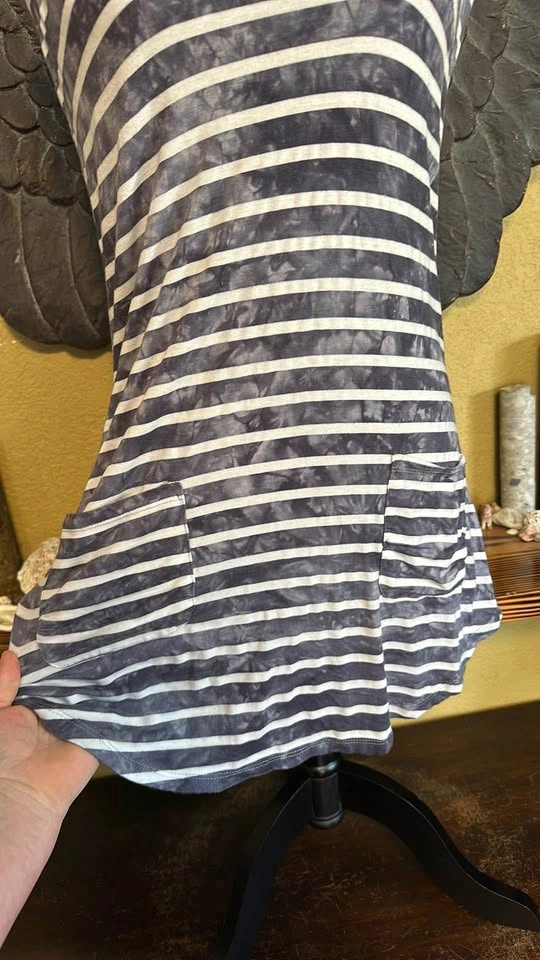 Blue Caribbean Beach Coverup Dress with Hood - photo 2