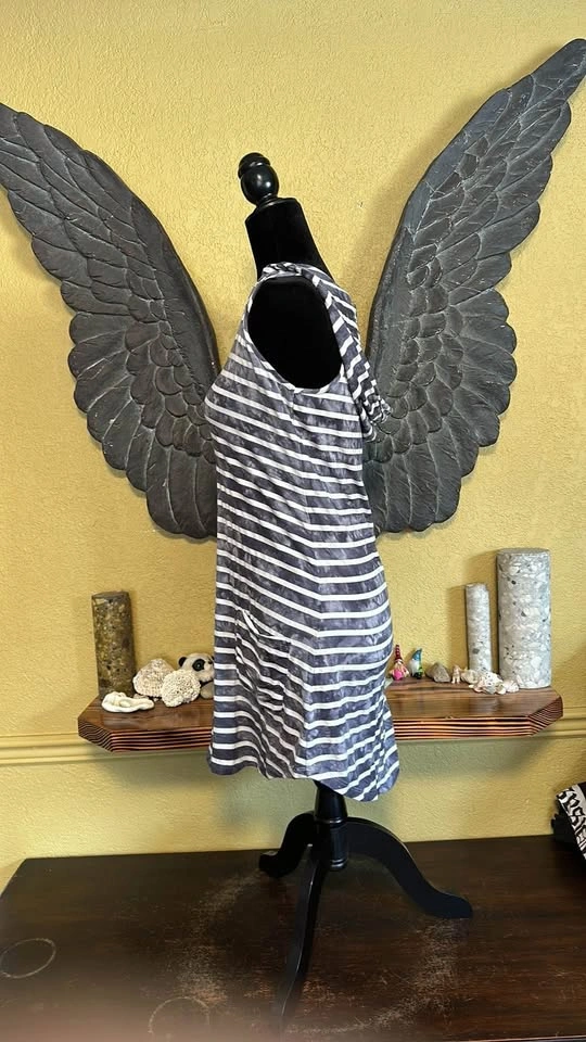 Blue Caribbean Beach Coverup Dress with Hood - photo 3
