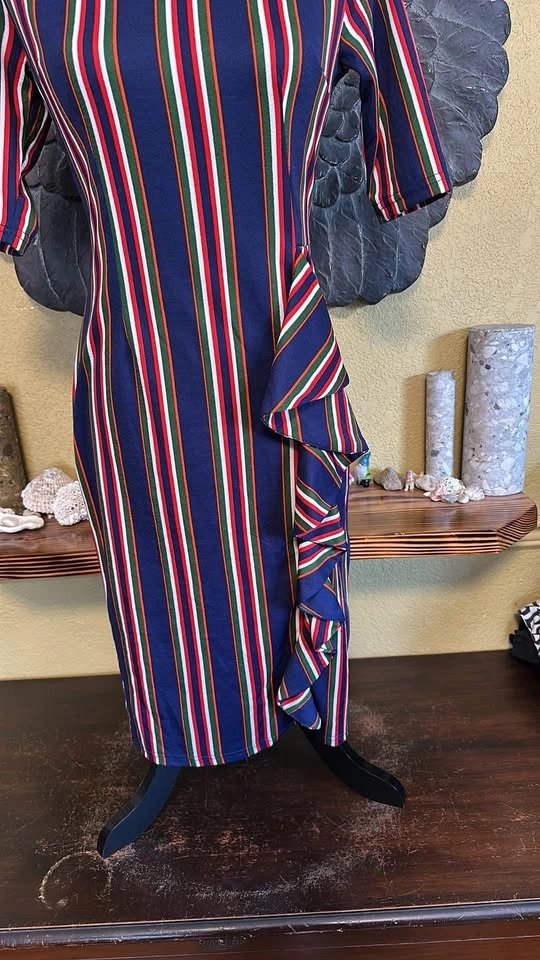 Oxiuli Fashion Striped Dress - photo 3