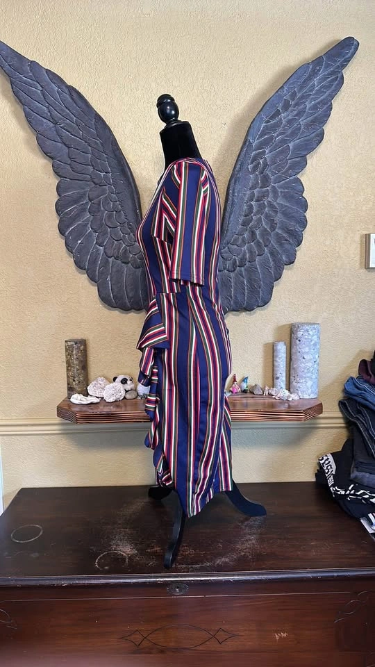 Oxiuli Fashion Striped Dress - photo 4