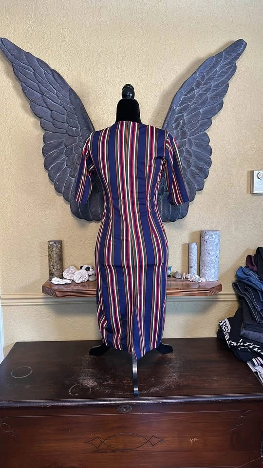 Oxiuli Fashion Striped Dress - photo 5