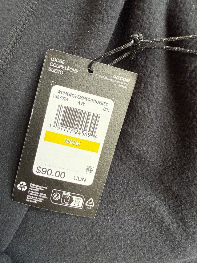 NEW Under Armour Women’s Fleece 1/2 Zip Hoodie – Size M - photo 2