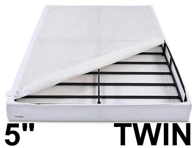 Twin 5-Inch Metal Box Spring Foundation