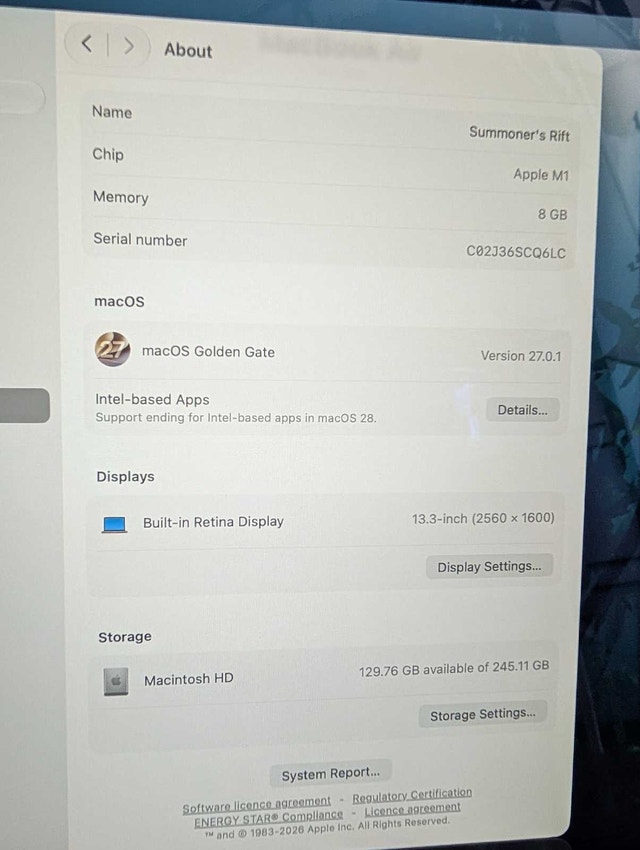 MacBook Air M1 - Rose Gold - like new - photo 3