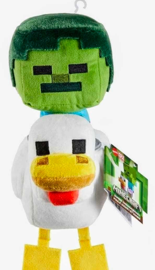 Mattel Minecraft Zombie Chicken Jockey Plush