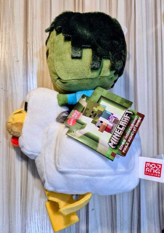 Mattel Minecraft Zombie Chicken Jockey Plush - photo 4