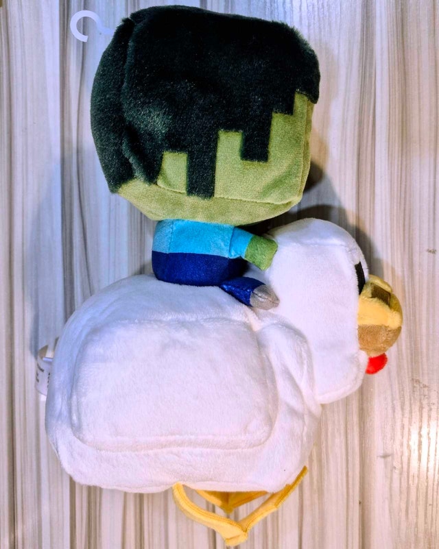 Mattel Minecraft Zombie Chicken Jockey Plush - photo 5