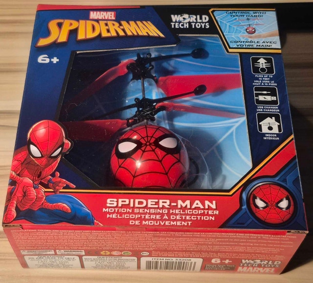 World Tech Toys Marvel Spider-Man Motion Sensing Helicopter - photo 4