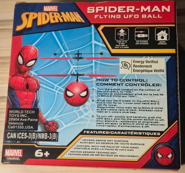 World Tech Toys Marvel Spider-Man Motion Sensing Helicopter - photo 5