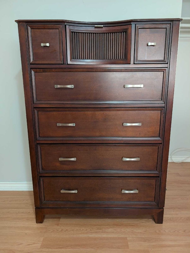 Wooden High Chest of Drawers