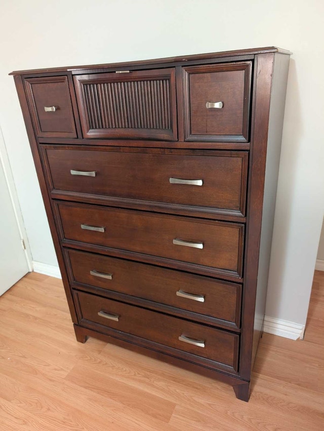 Wooden High Chest of Drawers - photo 2