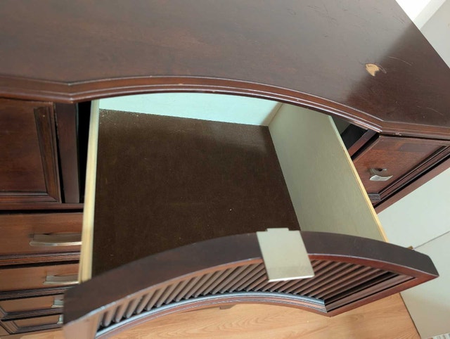 Wooden High Chest of Drawers - photo 3