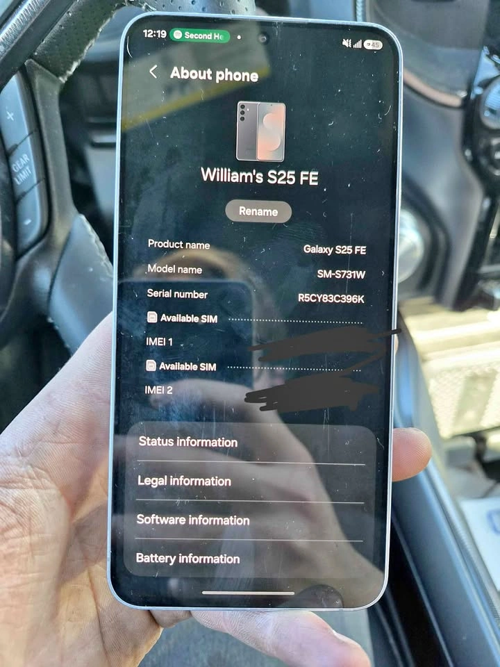 Samsung galaxy S25 FE