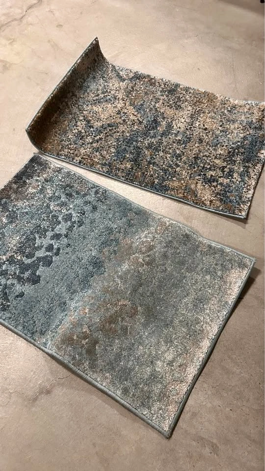 2 Pack Bath or Shoe Mats rug - Home Decor