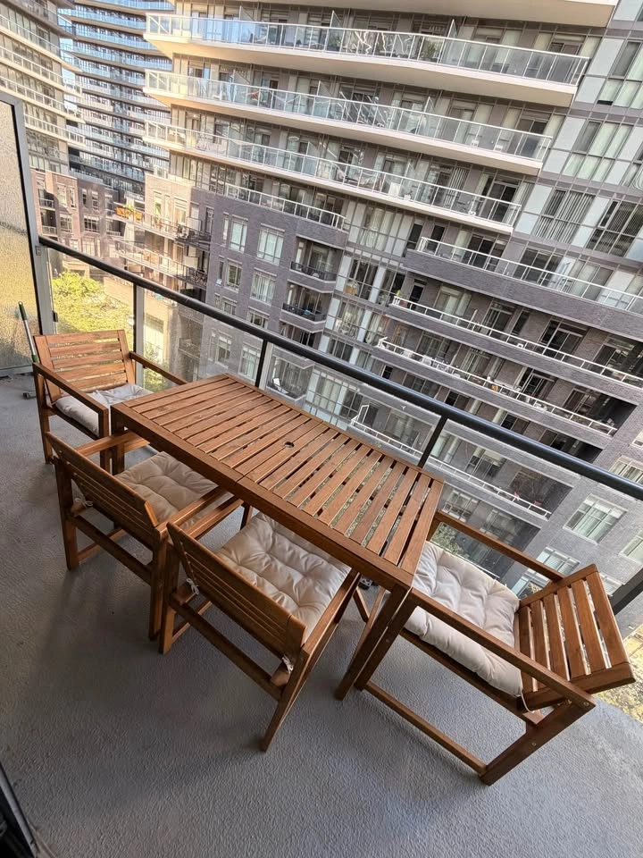 IKEA NÄMMARÖ Outdoor Dining Set – Table + 4 Chairs with Cushions - photo 2