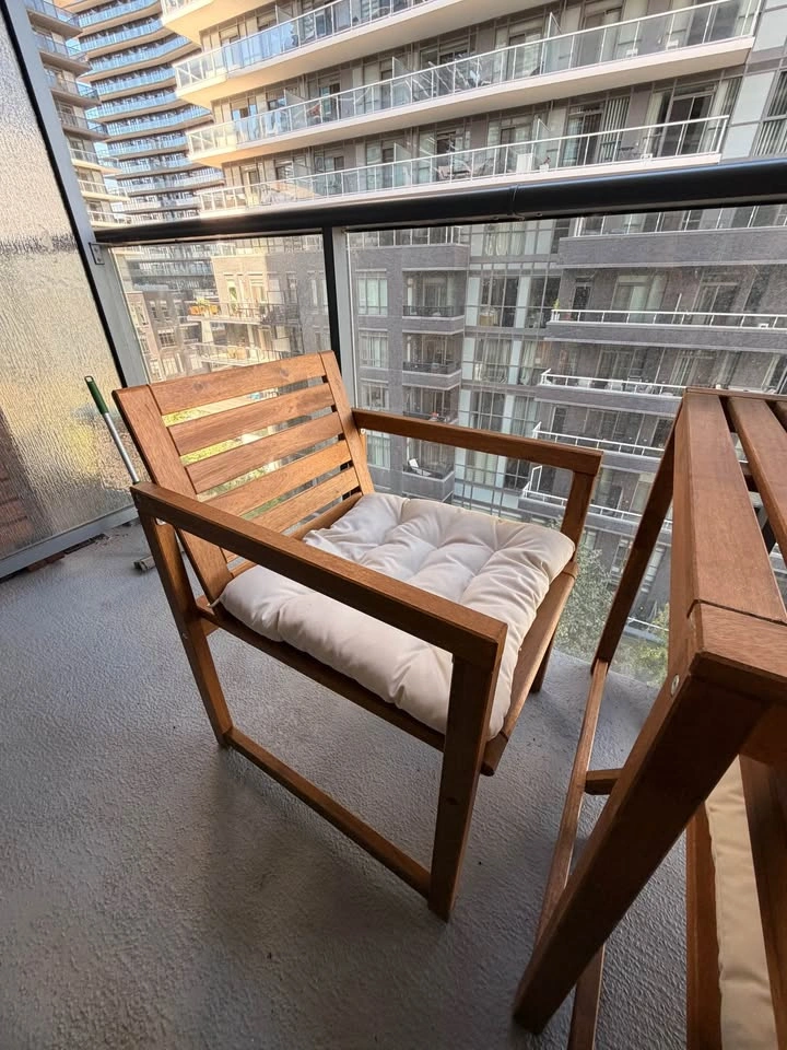 IKEA NÄMMARÖ Outdoor Dining Set – Table + 4 Chairs with Cushions - photo 3