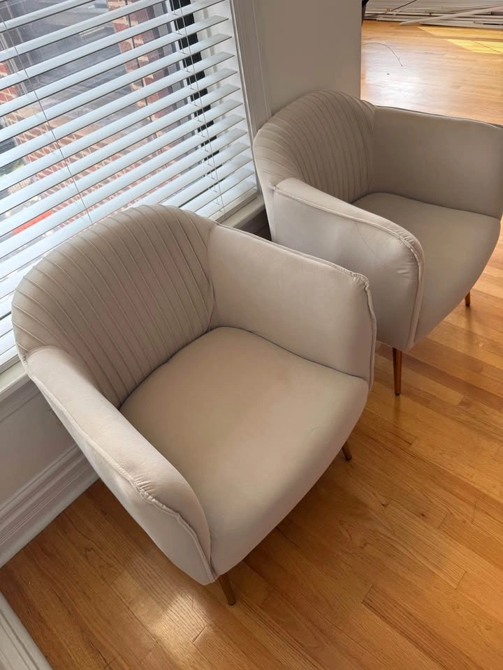Velvet Barrel chairs (set of 2) - photo 2