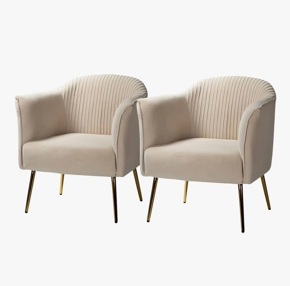Velvet Barrel chairs (set of 2) - photo 3