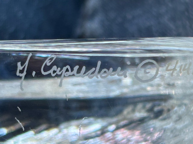 A.Capredoni Glass Dolphin Sculpture - photo 2