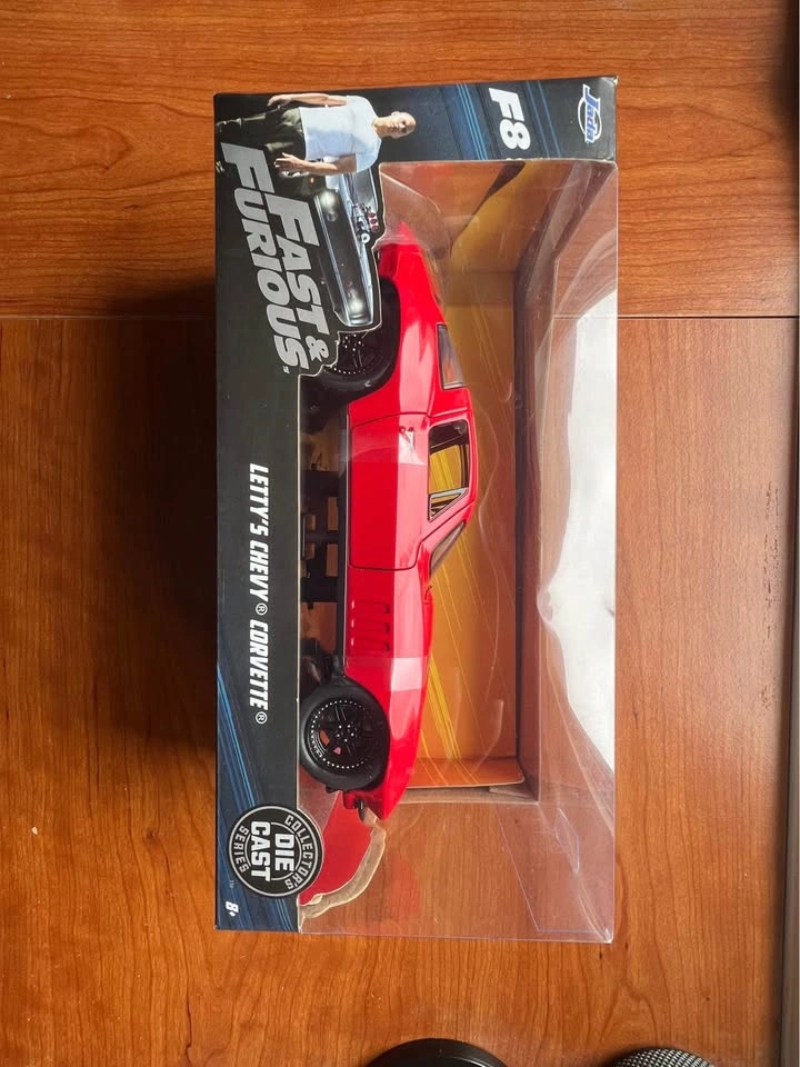 Fast & Furious Letty’s Red Chevy Corvette 1:24 Die Cast Model