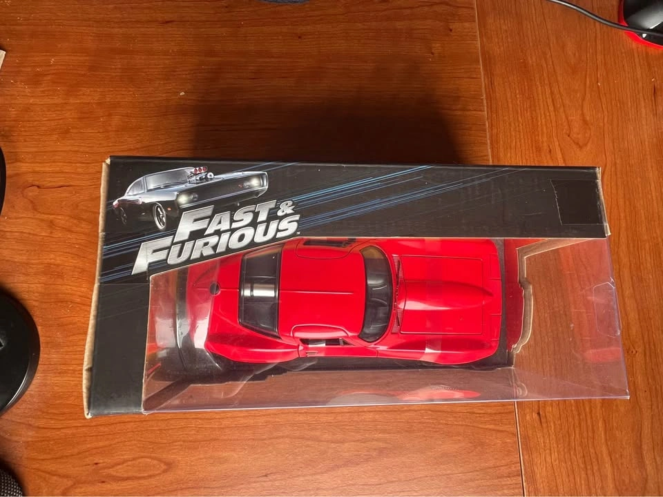 Fast & Furious Letty’s Red Chevy Corvette 1:24 Die Cast Model - photo 2