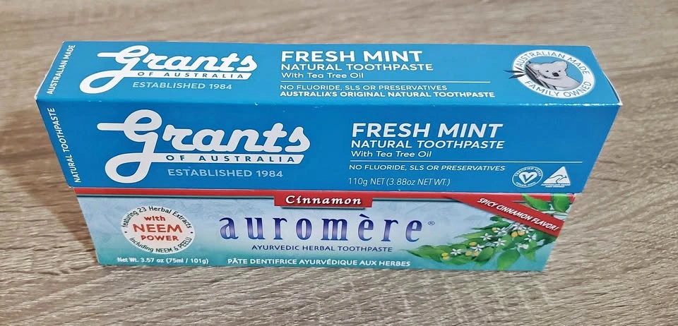 Organic/Natural Toothpaste Auromère and Grants from Australia