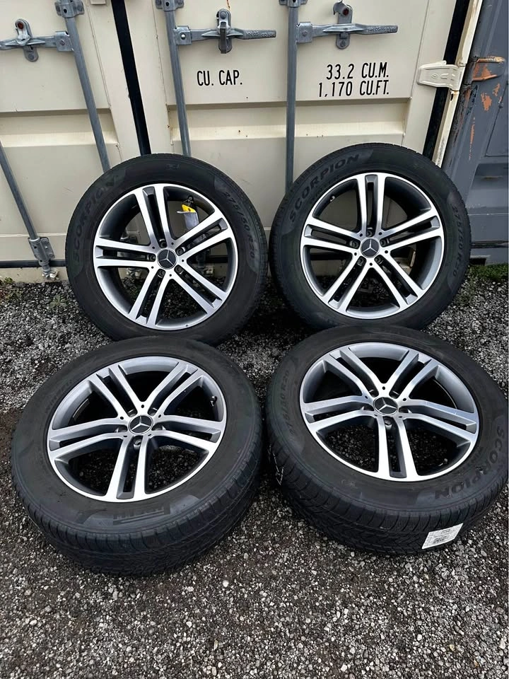 Set of OEM 20” Mercedes GLE 350/450 Rims on Pirelli Scorpion Win