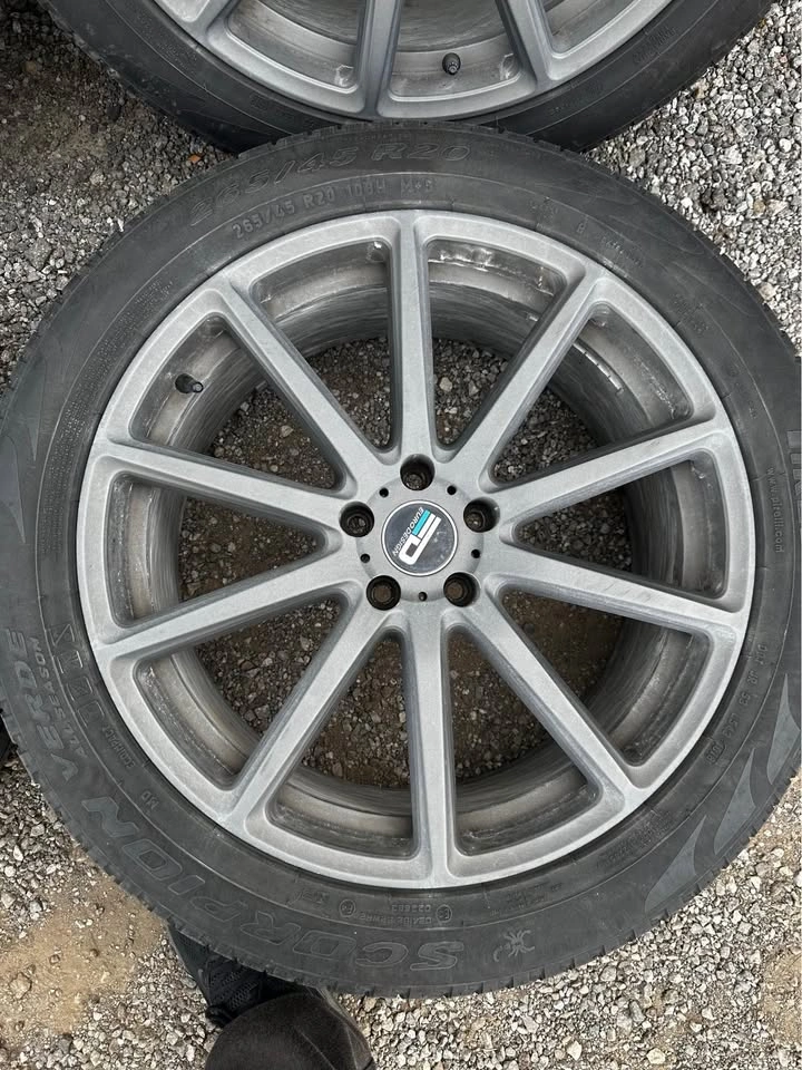 Set of Eurodesign 20" German Rims on Winter Tires - photo 2