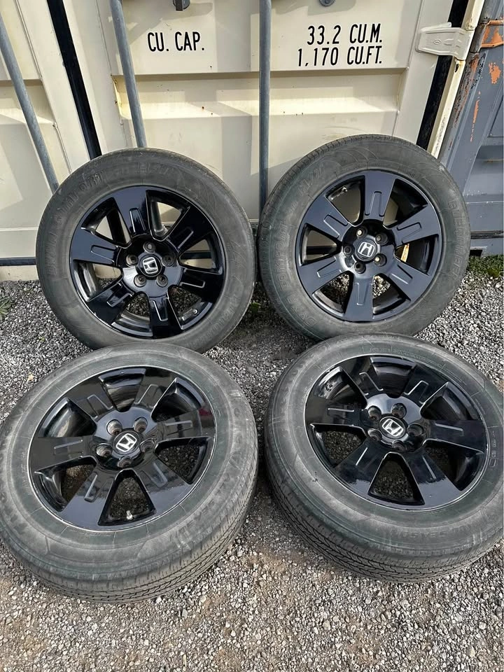 Set of OEM 18" Honda Ridgeline Rims on Firestone All Season Tire