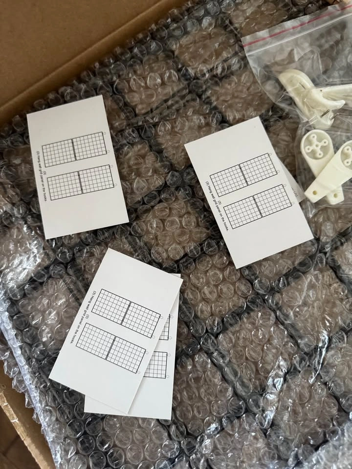 Wall Grid Panel Set with Clips and Hooks - photo 3
