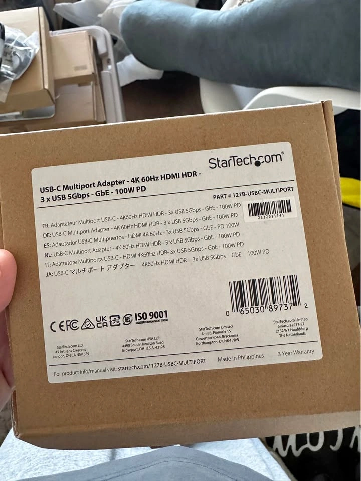 StarTech.com USB-C Multiport Adapter - 4K 60Hz HDMI