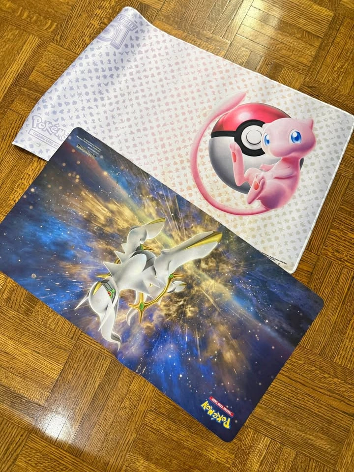 Pokemon TCG Arceus and Mew Playmats