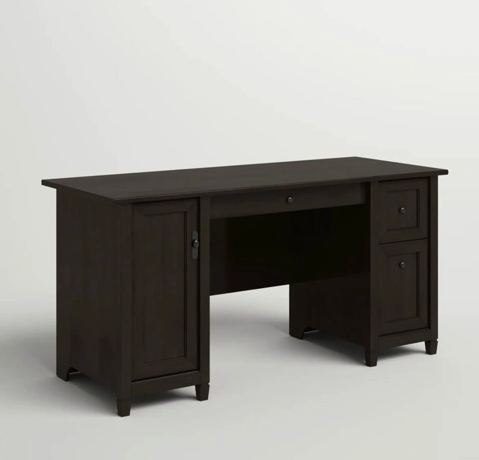 Computer desk with storage cabinet - photo 2